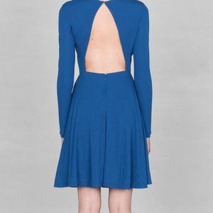 & Other Stories Blue Backless Mini